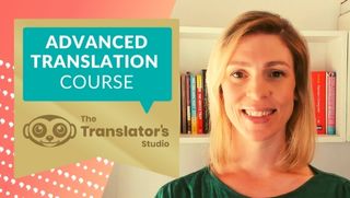 Image of the Advanced Translation Course Stamp and Gwenydd Jones
