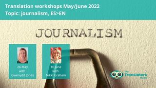 Cover image for workshops in journalism translation